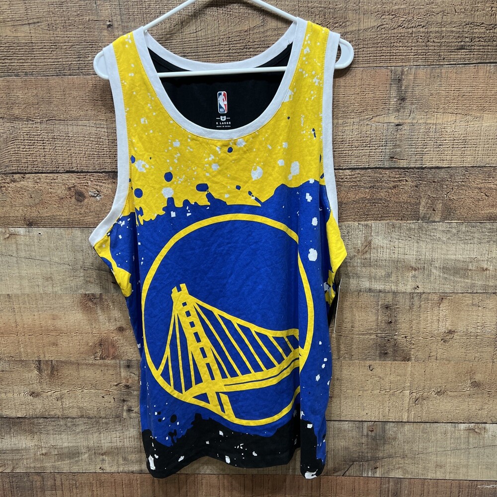 NBA Golden State Warriors Mens Bridge Cotton Tank Top Size XL NWT!